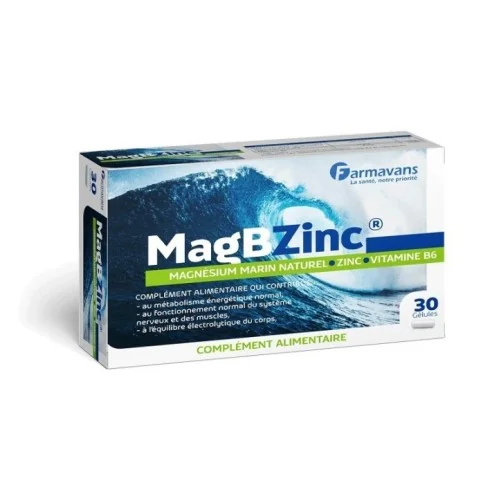 FARMAVANS MAG B ZINC 30 GELULES