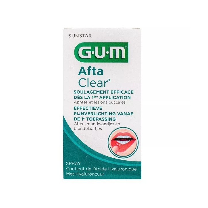 GUM AFTA CLEAR SPRAY BUCCAL 15ML