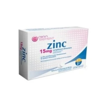FENIOUX OLIGO ELEMENT ZINC 15mg 30 COMPRIMES