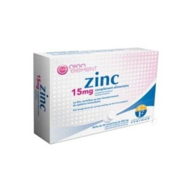 FENIOUX OLIGO ELEMENT ZINC 15mg 30 COMPRIMES FENIOUX OLIGO ELEMENT ZINC 15mg 30 COMPRIMES