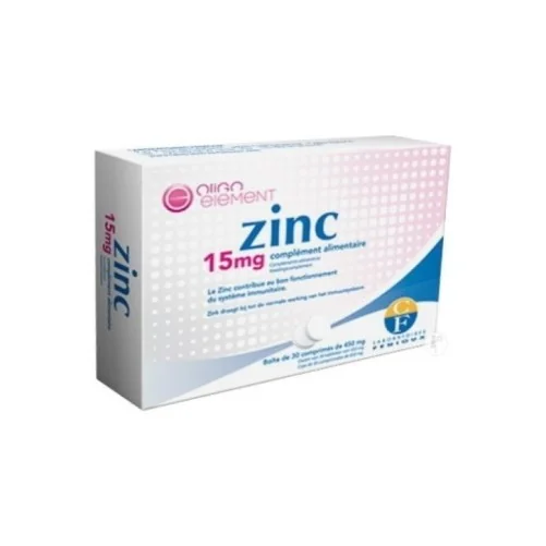 FENIOUX OLIGO ELEMENT ZINC 15mg 30 COMPRIMES