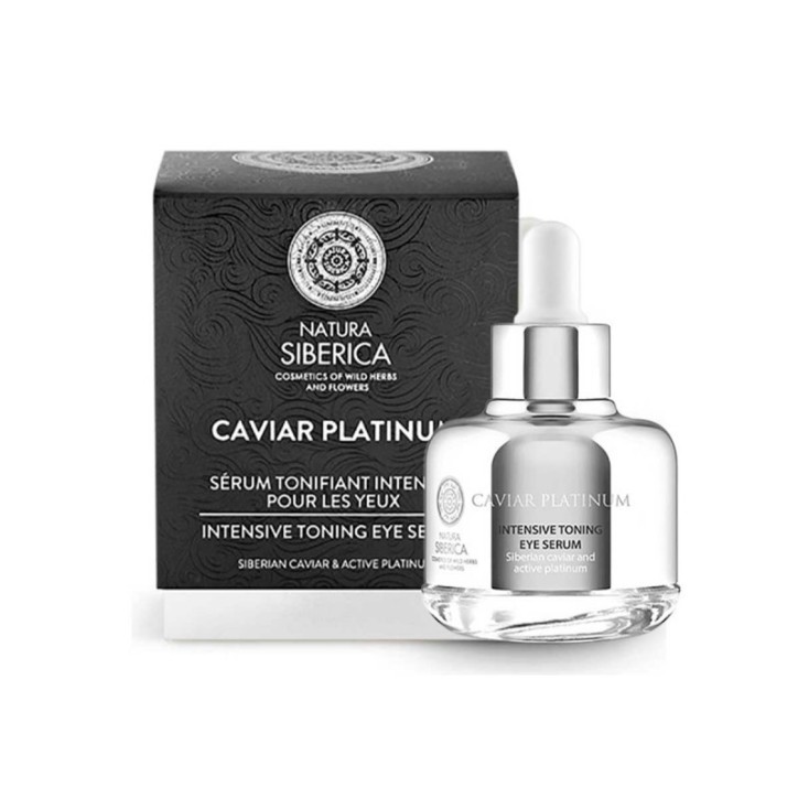 NATURA SIBERICA CAVIAR PLATINUM SÉRUM TONIFIANT INTENSIF POUR LES YEUX 30ML