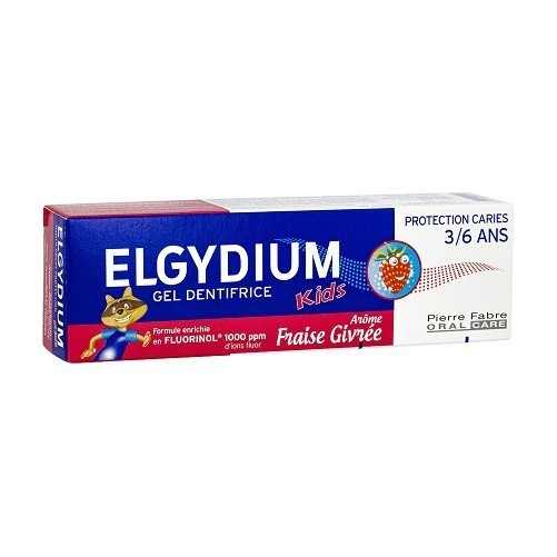 Elgydium Kids Dentifrice Fraise Givrée 3/6ans