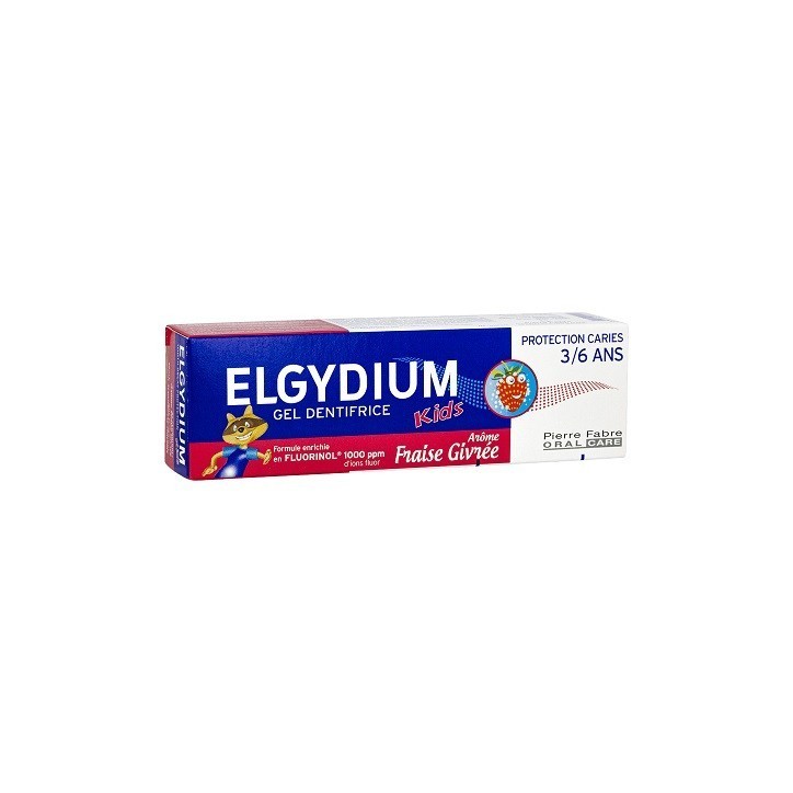 Elgydium Kids Dentifrice Fraise Givrée 3/6ans