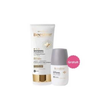 BEESLINE COFFRET GEL NETTOYANT ÉCLAIRCISSANT VISAGE 4 EN1 150ML +DEO INVISIBLE GRATUIT BEESLINE COFFRET GEL NETTOYANT ÉCLAIRCISSANT VISAGE 4 EN1 150ML +DEO INVISIBLE GRATUIT