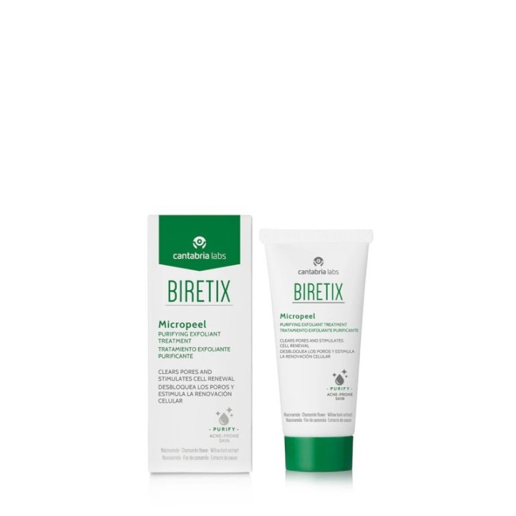 BIRETIX MICROPEEL SOIN EXFOLIANT PURIFIANT 50ML