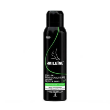 AKILEINE SPRAY NOIR DEODORANT PIEDS ANTI TRANSPIRANT 150ML AKILEINE SPRAY NOIR DEODORANT PIEDS ANTI TRANSPIRANT 150ML