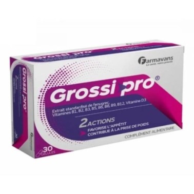 FARMAVANS GROSSI PRO 30 GELULES FARMAVANS GROSSI PRO 30 GELULES