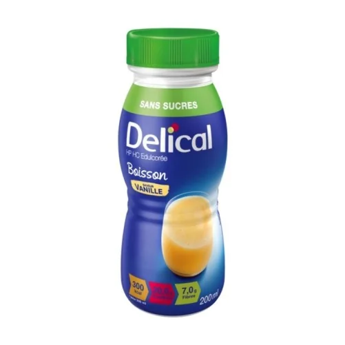 DELICAL BOISSON HP HC SANS SUCRES SAVEUR VANILLE 200ML