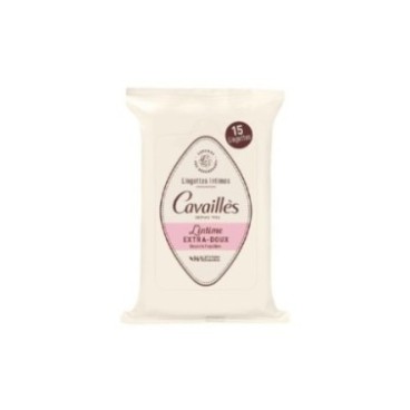 CAVAILLES LINGETTES INTIMES 15 PIECES
