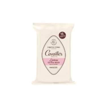 CAVAILLES LINGETTES INTIMES 15 PIECES