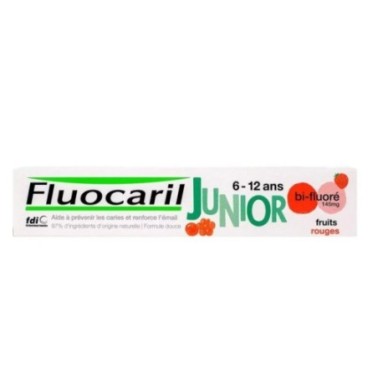 FLUOCARIL Dentifrice Junior 6-12 Ans Fruits Rouges 75 ml FLUOCARIL Dentifrice Junior 6-12 Ans Fruits Rouges 75 ml