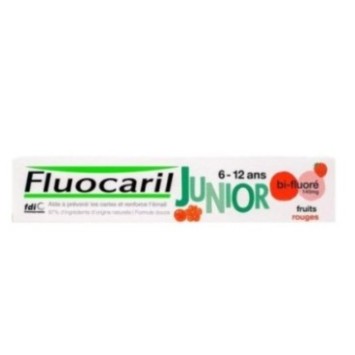 FLUOCARIL Dentifrice Junior 6-12 Ans Fruits Rouges 75 ml