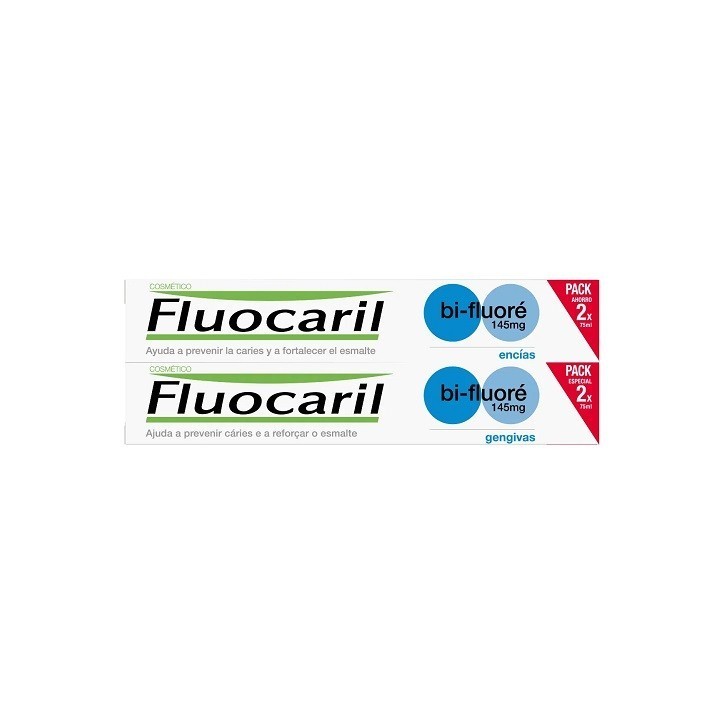 FLUOCARIL DENTIFRICE BI-FLUORÉ GENCIVES PACK 2X75ML