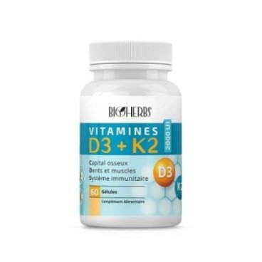 VITAMINES D3+K2 B/60