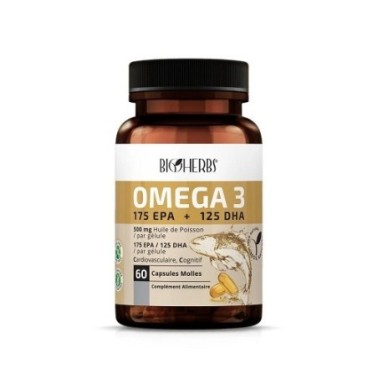 OMÉGA 3 (175 EPA + 125 DHA) 60 CAPSULES OMÉGA 3 (175 EPA + 125 DHA) 60 CAPSULES