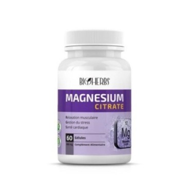 MAGNÉSIUM CITRATE 60 GÉLULES