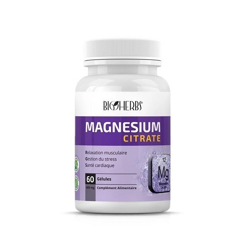 MAGNÉSIUM CITRATE 60 GÉLULES