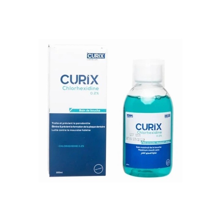 CURIX BAIN DE BOUCHE CHLORHEXIDINE 0.2% 200ML