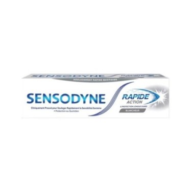 SENSODYNE DENTIFRICE RAPIDE ACTION BLANCHEUR 75ML