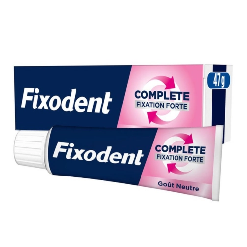 FIXODENT CREME ADHESIVE FIXATION FORTE GOUT NEUTRE 47G