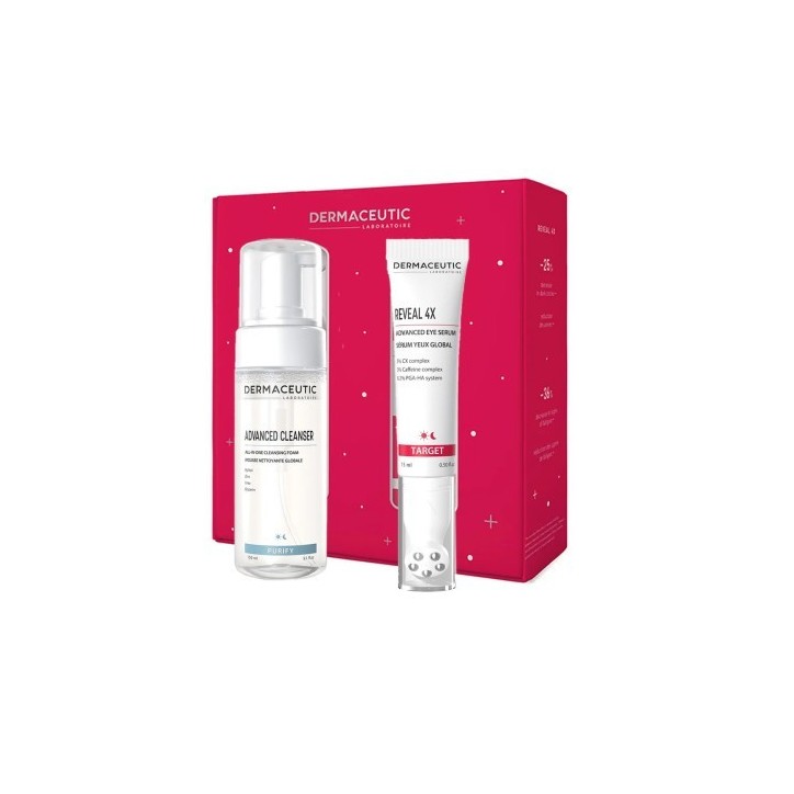 DERMACEUTIC COFFRET REVEAL 4X 15ML + ADVANCED CLEANSER 50ML