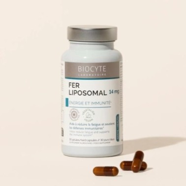 BIOCYTE FER LIPOSOMAL 30 GÉLULES BIOCYTE FER LIPOSOMAL 30 GÉLULES