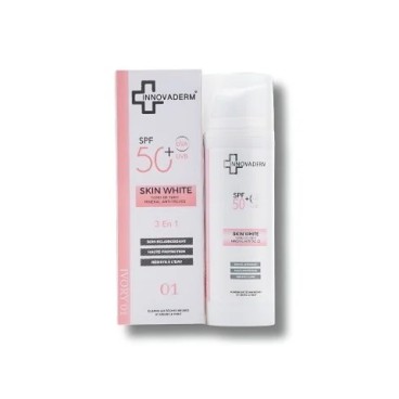 INNOVADERM SKIN WHITE - FOND DE TEINT MINERAL ANTI TACHES IVORY 01