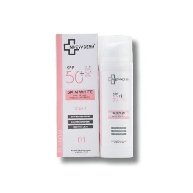 INNOVADERM SKIN WHITE - FOND DE TEINT MINERAL ANTI TACHES IVORY 01 INNOVADERM SKIN WHITE - FOND DE TEINT MINERAL ANTI TACHES IVORY 01