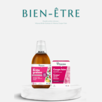 DOUBLE ACTION MINCEUR : VITAVEA BRÛLE-GRAISSES & VITAVEA COUPE-FAIM