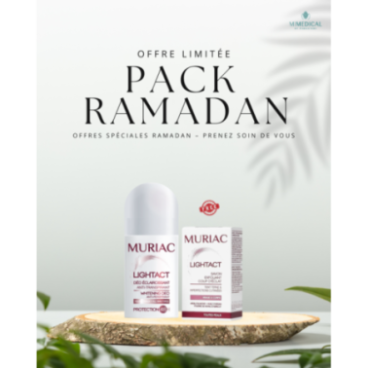 PACK MURIAC : SAVON LIGHTACT + ROLL-ON LIGHTACT