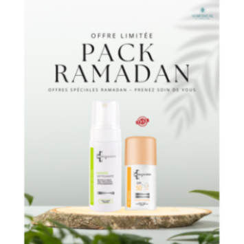 PACK INNOVADERM : MOUSSE NETTOYANTE PEAUX GRASSES & ÉCRAN FLUID FOUNDATION 01