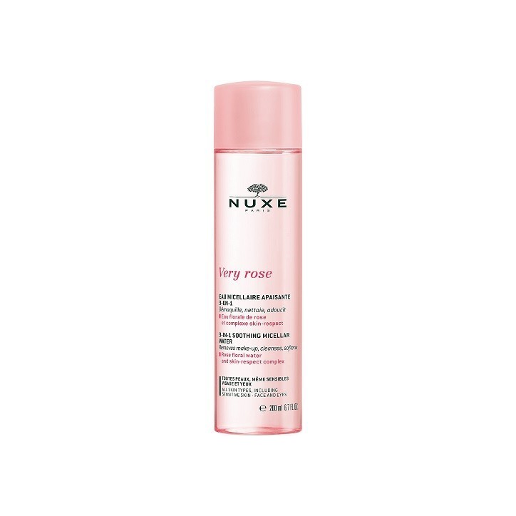 NUXE VERY ROSE EAU MICELLAIRE APAISANTE 3-EN-1