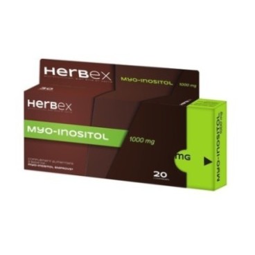 HERBEX MYO-INOSITOL 1000 MG BT20
