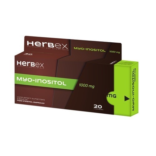 HERBEX MYO-INOSITOL 1000 MG BT20