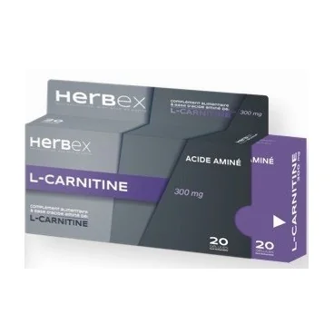 HERBEX L-CARNITINE 300 MG BT20
