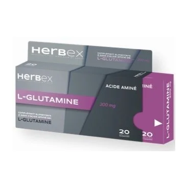 HERBEX L-GLUTAMINE 300 MG BT20