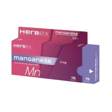 HERBEX MANGANESE 2 MG BT15
