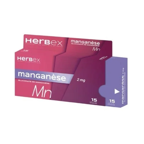 HERBEX MANGANESE 2 MG BT15