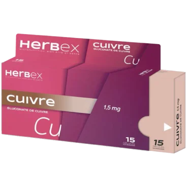 HERBEX CUIVRE 1.5 MG BT30