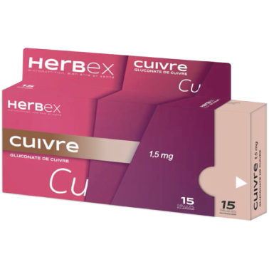 HERBEX CUIVRE 1.5 MG BT30