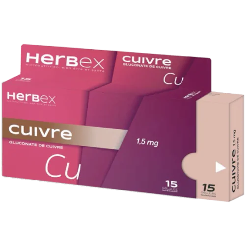 HERBEX CUIVRE 1.5 MG BT30