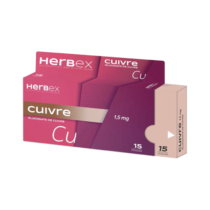 HERBEX CUIVRE 1.5 MG BT30