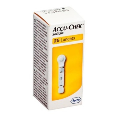 ACCU-CHEK 25 LANCETTES