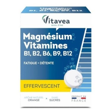VITAVEA MAGNÉSIUM VITAMINES B EFFERVESCENTS VITAVEA MAGNÉSIUM VITAMINES B EFFERVESCENTS