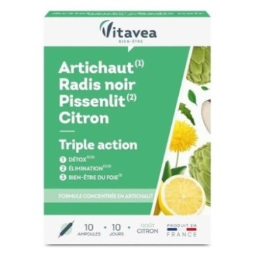 VITAVEA ARTICHAUT RADIS NOIR PISSENLIT CITRON