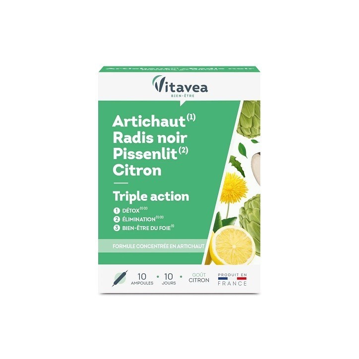 VITAVEA ARTICHAUT RADIS NOIR PISSENLIT CITRON