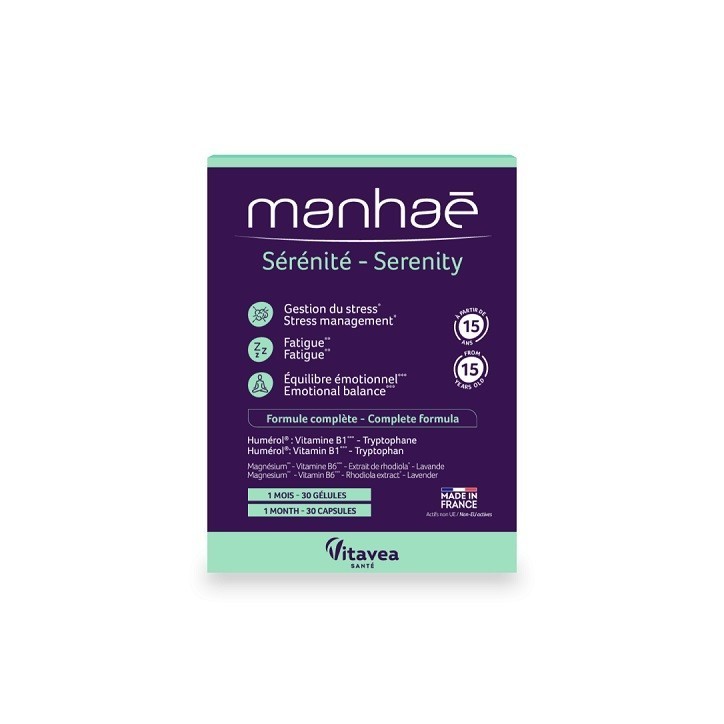 VITAVEA MANHAE SÉRÉNITÉ FATIGUE & STRESS
