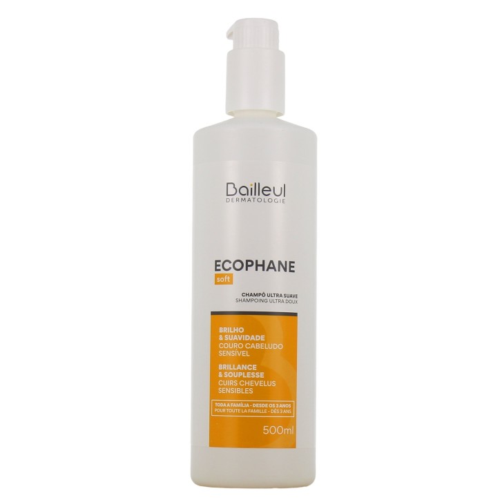 ECOPHANE SHAMPOOING ULTRA DOUX CUIRS CHEVELUS SENSIBLES 200ML