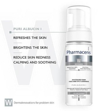 PHARMACERIS W MOUSSE BLANCHISSANTE NETTOYANTE